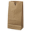 General BAGGK20500 #20 Paper Grocery Bag, 40lb Kraft, Standard 8 1/4 X 5 5/16 X 16 1/8, 500 Bags, Price/BD