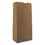 General 18424 Grocery Paper Bags, 40 lbs Capacity, #25, 8.25"w x 5.25"d x 18"h, Kraft, 500 Bags, Price/BD