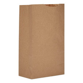 General BAGGK3500 Grocery Paper Bags, 30 lb Capacity, #3, 4.75" x 2.94" x 8.56", Kraft, 500 Bags