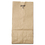 General BAGGK4500 Grocery Paper Bags, 30 lb Capacity, #4, 5" x 3.33" x 9.75", Kraft, 500 Bags, Price/BD