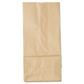 General BAGGK5500 Grocery Paper Bags, 35 lb Capacity, #5, 5.25" x 3.44" x 10.94", Kraft, 500 Bags