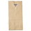 General BAGGK8500 #8 Paper Grocery Bag, 35lb Kraft, Standard 6 1/8 X 4 1/6 X 12 7/16, 500 Bags, Price/BD