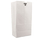 Duro Bag BAGGW20500 #20 Paper Grocery Bag, 40lb White, Standard 8 1/4 X 5 5/16 X 16 1/8, 500 Bags, Price/BD