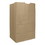 General 30921 Grocery Paper Bags, 57 lbs Capacity, #20 Squat, 8.25"w x 5.94"d x 13.38"h, Kraft, 500 Bags, Price/BD