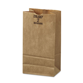 General BAGGX2500 Grocery Paper Bags, 52 lb Capacity, #2, 4.06" x 2.68" x 8.12", Kraft, 250 Bags/Bundle, 2 Bundles
