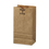 General BAGGX2500 Grocery Paper Bags, 52 lb Capacity, #2, 4.06" x 2.68" x 8.12", Kraft, 250 Bags/Bundle, 2 Bundles, Price/BD