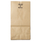 General BAGGX4500 #4 Paper Grocery Bag, 50lb Kraft, Extra-Heavy-Duty 5 X 3 1/3 X 9 3/4, 500 Bags, Price/BD