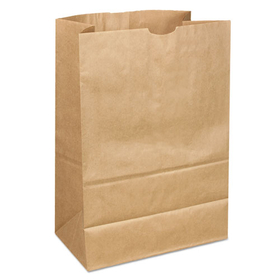Duro Bag BAGSK164040 1/6 40/40# Paper Grocery Bag, 40lb Kraft, Standard 12 X 7 X 17, 400 Bags