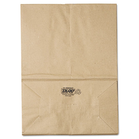 General BAGSK1657 Grocery Paper Bags, 20-25 lb Capacity, 1/6 BBL, 12" x 7" x 17", Kraft, 500 Bags