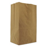 General BAGSK1857 Squat Paper Grocery Bags, 57 lb Capacity, 1/8 BBL, 10.13" x 6.75" x 14.38", Kraft, 500 Bags
