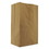 General BAGSK1857 Squat Paper Grocery Bags, 57 lb Capacity, 1/8 BBL, 10.13" x 6.75" x 14.38", Kraft, 500 Bags, Price/BD