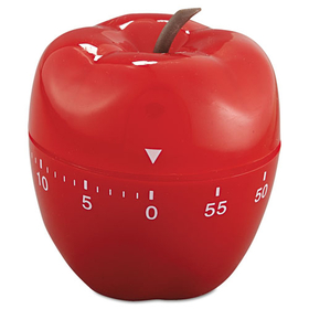 Baumgartens BAU77042 Shaped Timer, 4" Dia., Red Apple