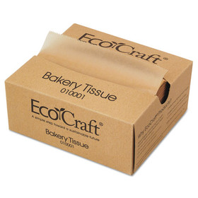 Bagcraft BGC010001 EcoCraft Interfolded Dry Wax Deli Sheets, 6 x 10.75, Natural, 1,000/Box, 10 Boxes/Carton