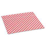 Bagcraft Papercon BGC057700 Grease-Resistant Paper Wraps and Liners, 12 x 12, Red Check, 1,000/Box, 5 Boxes/Carton