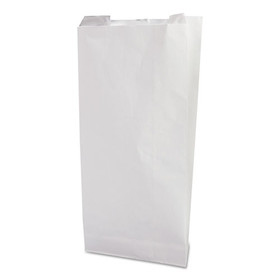 Bagcraft BGC300405 Grease-Resistant Single-Serve Bags, 6" x 6.5", White, 2,000/Carton