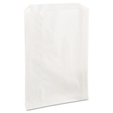 Bagcraft Papercon BGC300422 Pb25 Grease-Resistant Sandwich Bags, 6 1/2 X 1 X 8, White, 2000/carton