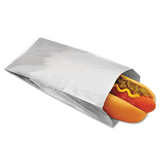 Bagcraft Papercon BGC300456 Foil Single-Serve Bags, Unlabeled Hot Dog, 3.5