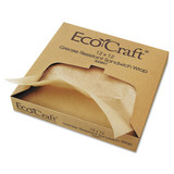 Bagcraft BGC300897 EcoCraft Grease-Resistant Paper Wraps and Liners, Natural, 12 x 12, 1000/Box, 5 Boxes/Carton