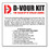 Big D Industries BGD169 D'vour Clean-up Kit, Powder, All Inclusive Kit, 6/Carton, Price/CT