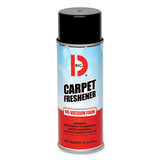 Big D Industries BGD241 No-Vacuum Carpet Freshener, Fresh Scent, 14 oz Aerosol Spray, 12/Carton