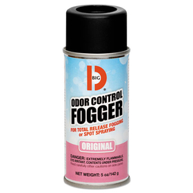 Big D Industries BGD341 Odor Control Fogger, Original Scent, 5 oz Aerosol Spray, 12/Carton