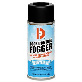 Big D Industries BGD344 Odor Control Fogger, Mountain Air Scent, 5 oz Aerosol Spray, 12/Carton