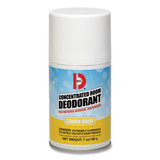 Big D Industries BGD451 Metered Concentrated Room Deodorant, Lemon Scent, 7 oz Aerosol Spray, 12/Carton