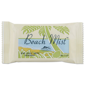 Beach Mist BHMNO15A Face And Body Soap, Beach Mist Fragrance, 1.5 Oz Bar, 500/carton