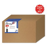 BIC BICGDE175BK Intensity Low Odor Fine Point Dry Erase Marker Xtra Value Pack, Fine Bullet Tip, Black, 175/Carton
