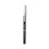 BIC BICGSAM11BK PrevaGuard Ballpoint Pen, Stick, Medium 1 mm, Black Ink/Black Barrel, Dozen, Price/DZ
