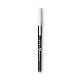 BIC BICGSAM60BK PrevaGuard Ballpoint Pen, Stick, Medium 1 mm, Black Ink/Black Barrel, 60/Pack