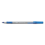 Bic BICGSMG11BE Round Stic Grip Xtra Comfort Ballpoint Pen, Blue Ink, 1.2mm, Medium, Dozen