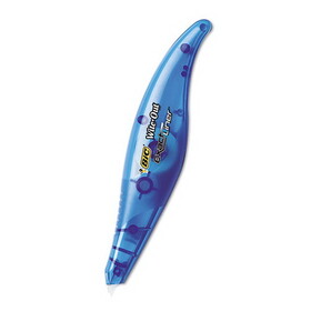 Bic BICWOELP11 Wite-Out Exact Liner Correction Tape, Non-Refillable, Blue, 1/5" X 236"