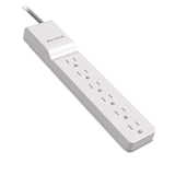 Belkin BLKBE10600004 Surge Protector, 6 Outlets, 4 Ft Cord, 720 Joules, White