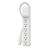 Belkin BLKBE10600010 Home/Office Surge Protector, 6 AC Outlets, 10 ft Cord, 720 J, White