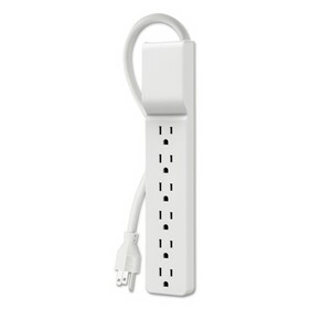 Belkin BE106000-10 Home/Office Surge Protector, 6 Outlets, 10 ft Cord, 720 Joules, White