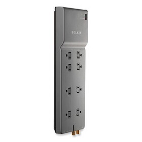 Belkin BLKBE10823012 Office Series Surgemaster Surge Protector, 8 Outlets, 12 Ft Cord, 3390 Joules