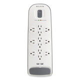 Belkin BV112050-06 Home/Office Surge Protector, 12 Outlets, 6 ft Cord, 3996 Joules, White/Black