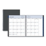 Blue Sky BLS100011 Passages Monthly Planner, 10 x 8, Charcoal Cover, 12-Month (Jan to Dec): 2025