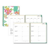 Blue Sky BLS103618 Day Designer CYO Weekly/Monthly Planner, 11 x 8.5, White/Floral, 2022