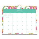 Blue Sky BLS107936 Day Designer Peyton Academic Wall Calendar, Floral Artwork, 11 x 8.75, White Sheets, 12-Month (July to June): 2024 to 2025