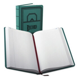Boorum & Pease BOR66500R Record/account Book, Record Rule, Blue, 500 Pages, 12 1/8 X 7 5/8