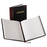 Boorum & Pease BORG21150R Log Book, Record Rule, Black/red Cover, 150 Pages, 10 3/8 X 8 1/8