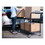 Bostitch BOSBSACLGBLK Stowaway Folding Carts, Metal, 2 Shelves, 250 lb Capacity, 35" x 37.25" x 22", Black, Price/EA