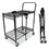 Bostitch BOSBSACSMBLK Stowaway Folding Carts, 2 Shelves, 29.63w x 37.25d x 18h, Black, 250 lb Capacity, Price/EA