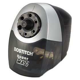 Bostitch BOSEPS12HC Super Pro 6 Commercial Electric Pencil Sharpener, AC-Powered, 6.13 x 10.69 x 9, Gray/Black