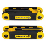 Stanley STHT71839 Folding Metric and SAE Hex Keys, 2/Pk