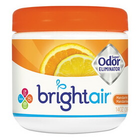 Bright Air BRI900013EA Super Odor Eliminator, Mandarin Orange and Fresh Lemon, 14 oz Jar