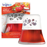 Bright Air BRI900022 Scented Oil Air Freshener, Macintosh Apple and Cinnamon, Red, 2.5 oz