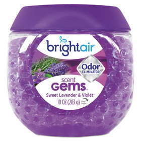 BRIGHT Air 900426 Scent Gems Odor Eliminator, Sweet Lavender & Violet, 10 oz